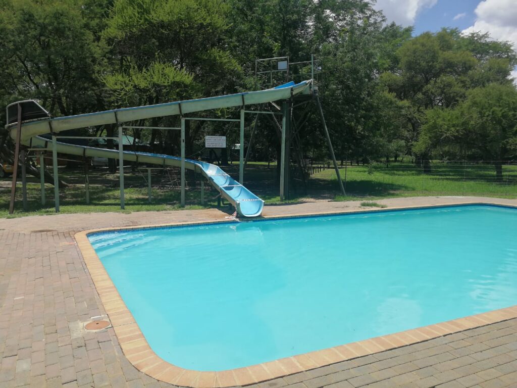 The swimming pool and super tube