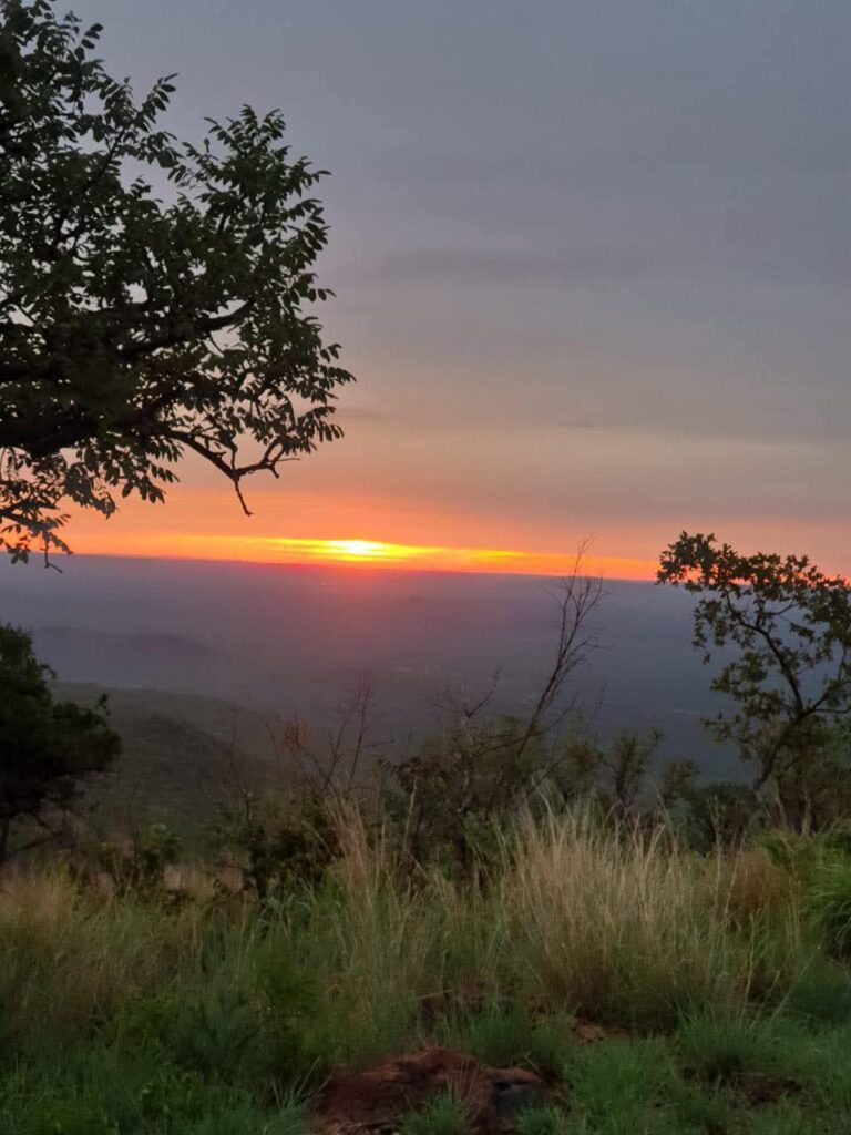 Sunrise over the bushveld
